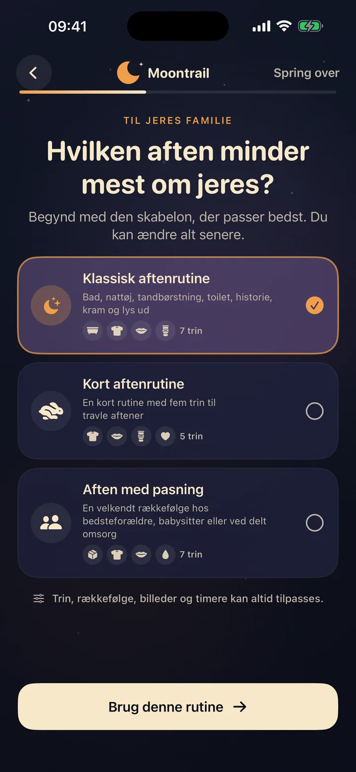 Moontrail bekræfter, at en komplet rutine er klar og gratis